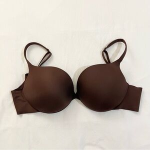 skims ultimate tear drop push up bra in cocoa